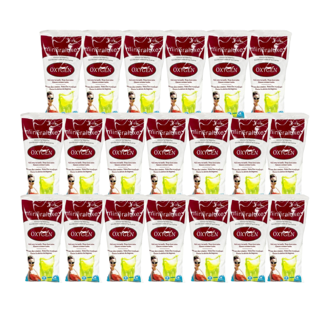Mineraluxe Oxygen for Pools: 20 Pack (20 x 350g Bags) (P/N: DML00622)