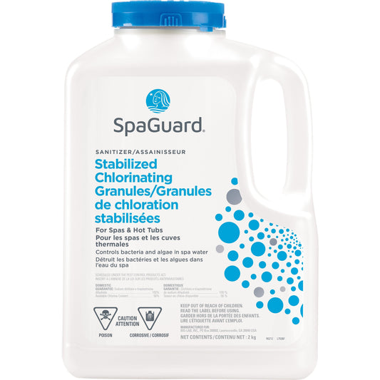 SpaGuard Stabilized Chlorinating Granules (2kg) - Aqua-Tech
